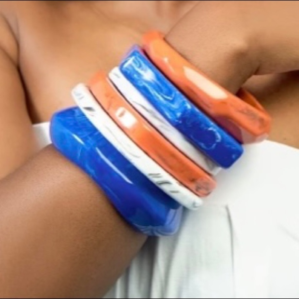 Sassy Jones Oia Bangle Stack